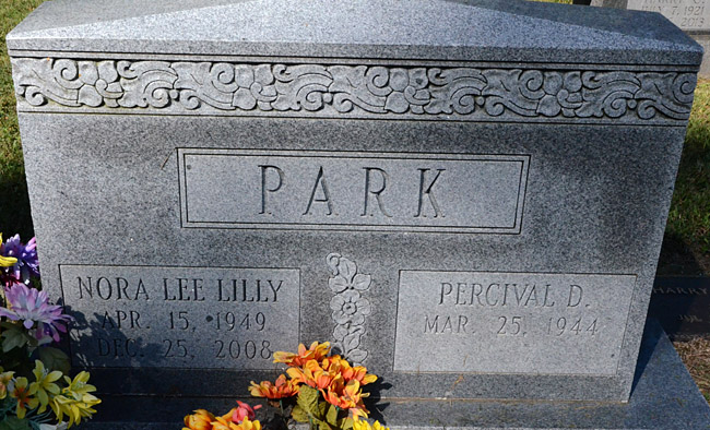 Nora Lee Lily Park and Percival D. Park, Antioch Baptist Church Cemetery