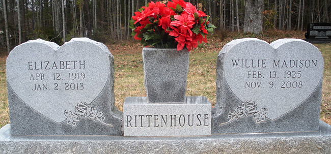 Elizabeth Rittenhouse and Willie Madison Rittenhouse