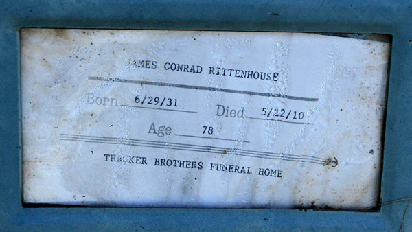 James Conrad Rittenhouse, Antioch Baptist Church