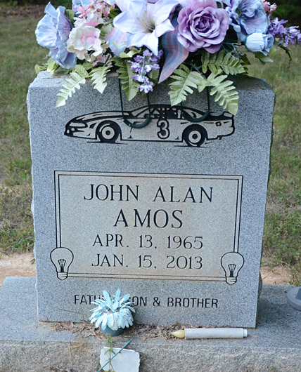 John Alan Amos, Centenary United Methodist Church Cemetery