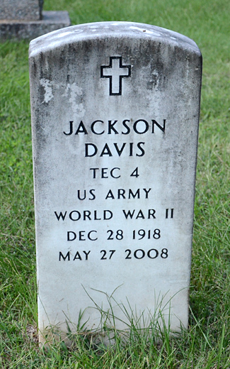 Jackson Davis, Centenary United Methodist Church Cemetery