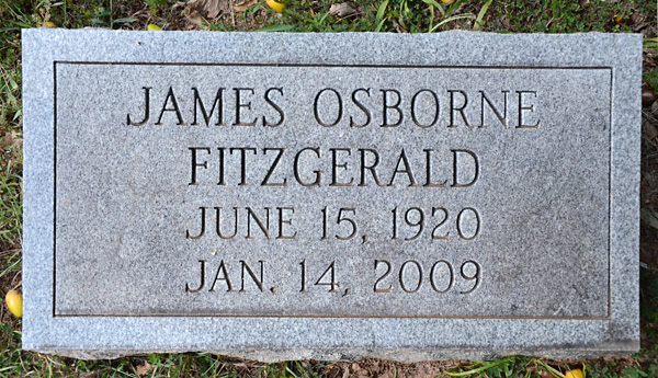 James Osborne Fitzgerald, Centenary United Methodist Church Cemetery