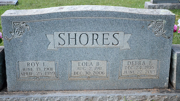 Roy L. Shores, Lola B. Shores, and Debra E. Shores