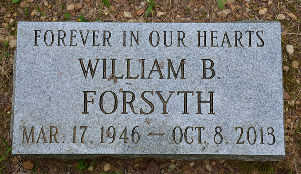 William B. Forsyth Gravestone