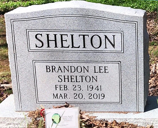 Brandon Lee Shelton Gravestone, Christ Church Episcopal Cemetery