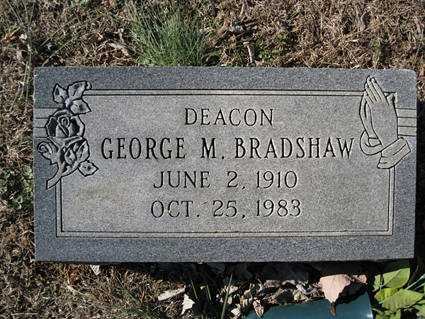 Deacon George M. Bradshaw