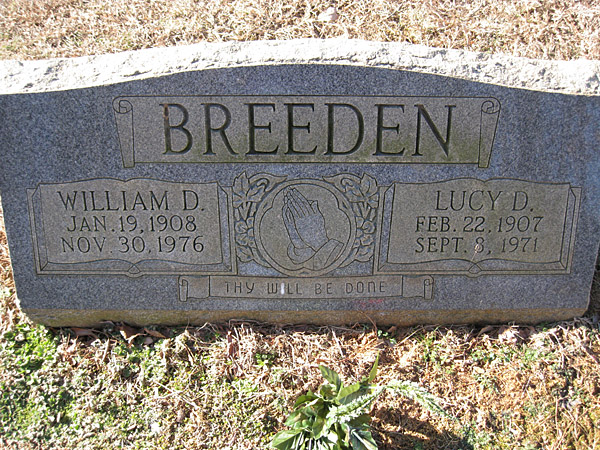 William D. Breeden and Lucy D. Breeden