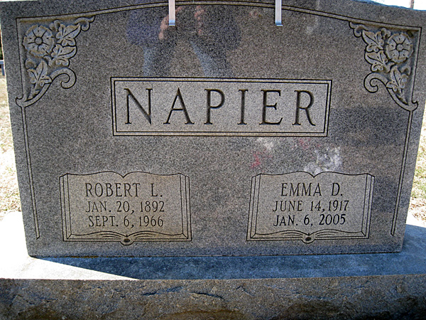 Robert L. Napier and Emma D. Napier