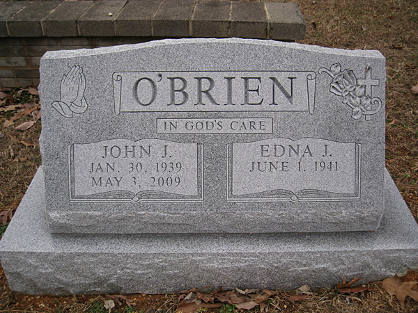 John J O'Brien and Edna J. O'Brien
