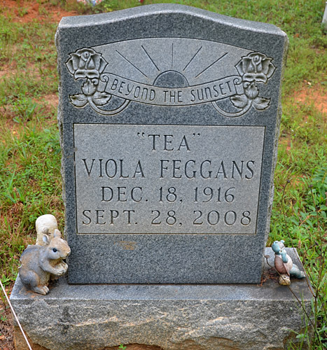 Viola 'Tea' Feggans, New Green Mountain Baptist Church Cemetery