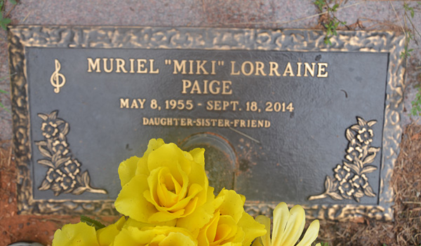Muriel 'Miki' Lorraine Paige, New Green Mountain Baptist Church Cemetery