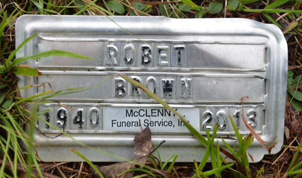 Robert Brown, New Hope Baptist Church Cemetery