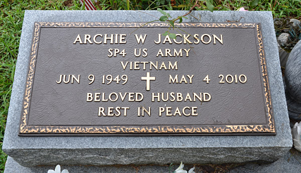 Archie W. Jackson, New Hope Baptist Church Cemetery