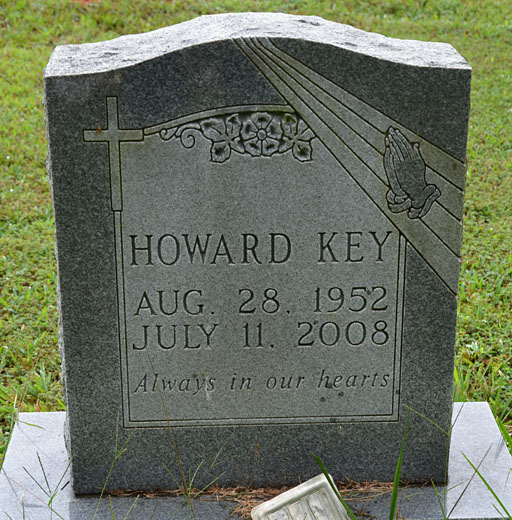 Howard Key, New Hope Baptist Church Cemetery