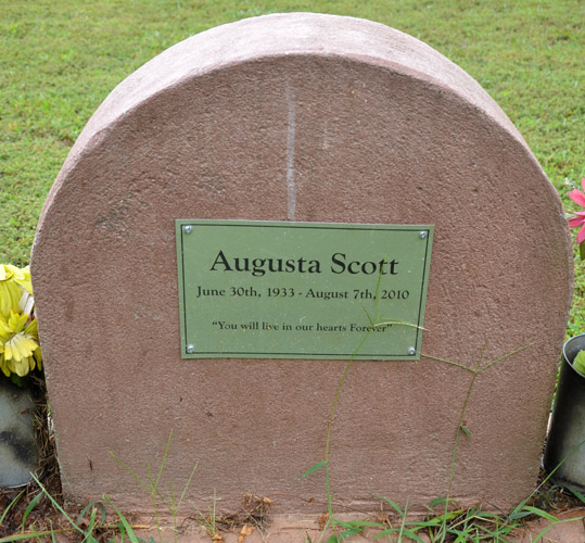 Augusta Scott, New Hope Baptist Church Cemetery