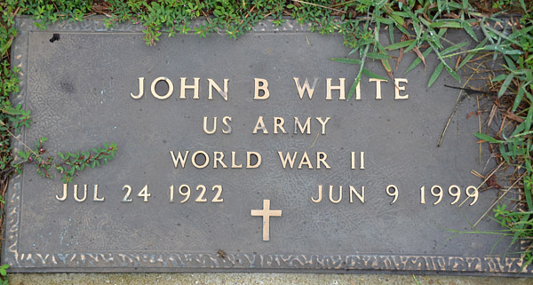 John B. White, New Hope Baptist Church Cemetery