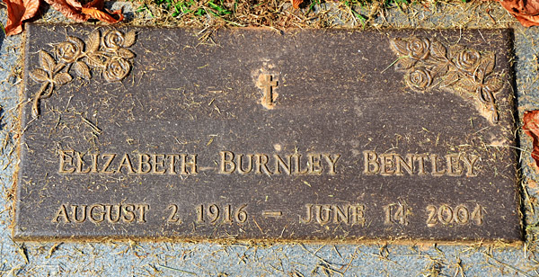 Elizabeth Burnley Bentley, St. George Catholic Church Cemetery