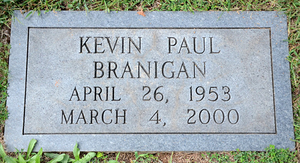 Kevin Paul Branigan, St. George Catholic Church Cemetery