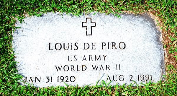 Louis De Piro, St. George Catholic Church Cemetery