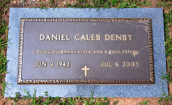 Daniel Caleb Denby, St. George Catholic Church Cemetery