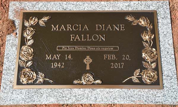 Marcia Diane Fallon, St. George Catholic Church Cemetery