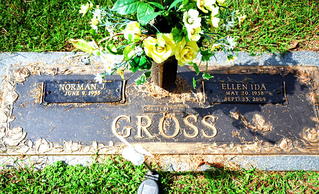 Norman J. Gross and Ellen Ida Gross, St. George Catholic Church Cemetery