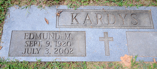 Edmund M. Kardys, St. George Catholic Church Cemetery
