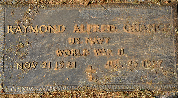 Raymond Alfred Quance, St. George Catholic Church Cemetery