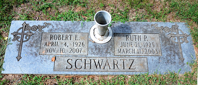 Robert E. Schwartz and Ruth P. Schwartz, St. George Catholic Church Cemetery