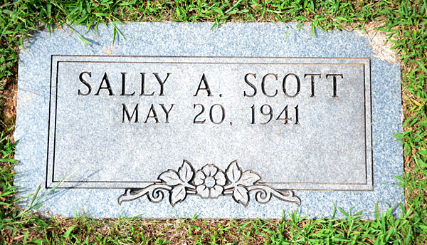 Sally A. Scott, St. George Catholic Church Cemetery