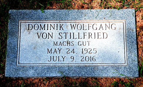 Dominik Wolfgang Von Stillfried, St. George Catholic Church Cemetery