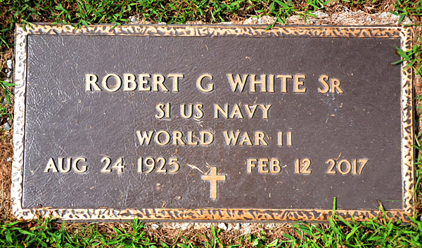 Robert G. White, Sr., St. George Catholic Church Cemetery