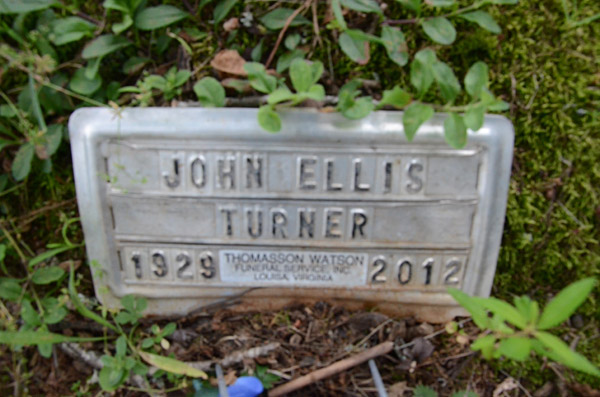 John Ellis Turner Gravestone