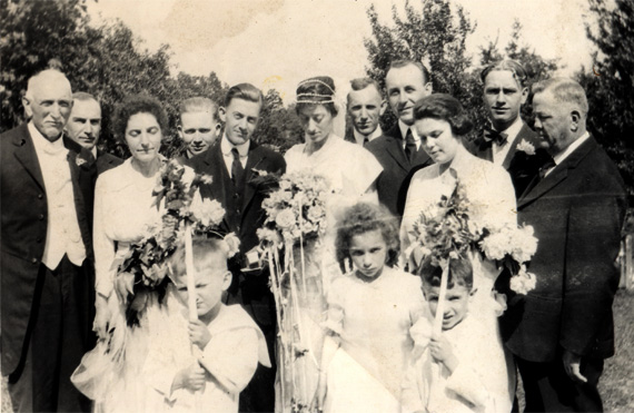 Wedding of James Emmons McFarland and Helen Harris