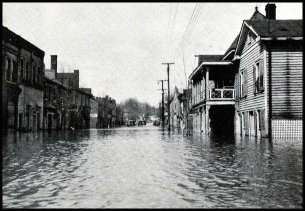The View North on Valley Street, Dec. 1934