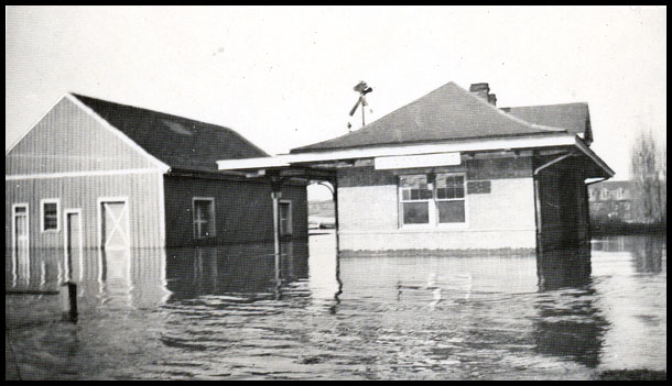 Scottsville Train Depot, Dec. 1934