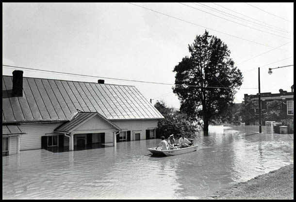 The Moulton House (old Creamery) on West Main St., August 1969