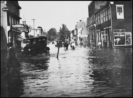 Looking East on Main Street, August 1928