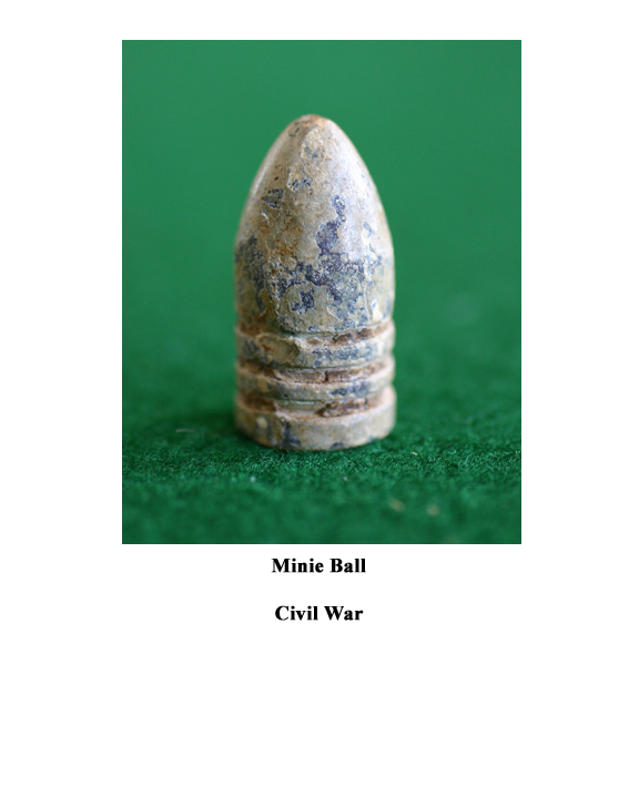 A Civil War Minie Ball