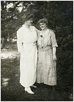 Helen (Burgess) Pitts and Mrs. Evan Chesterman