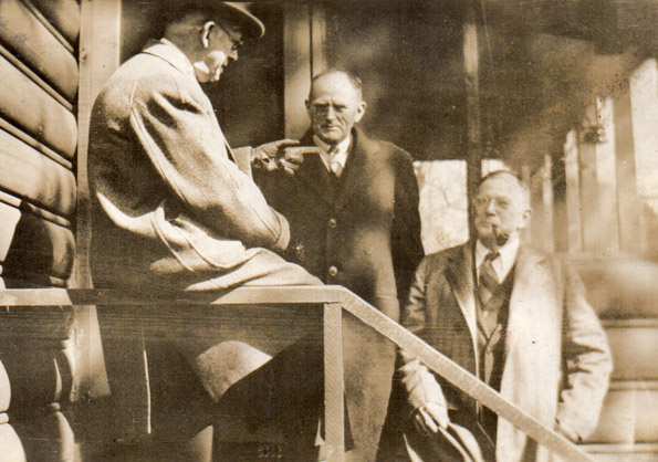 Nathaniel T. Sclater, Frank Russell Moon, and Cary Nelson Mooon ca. 1935