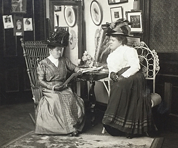 Mary Agnes (Babe) Pitts and Josephine J. Pitts, ca. 1900