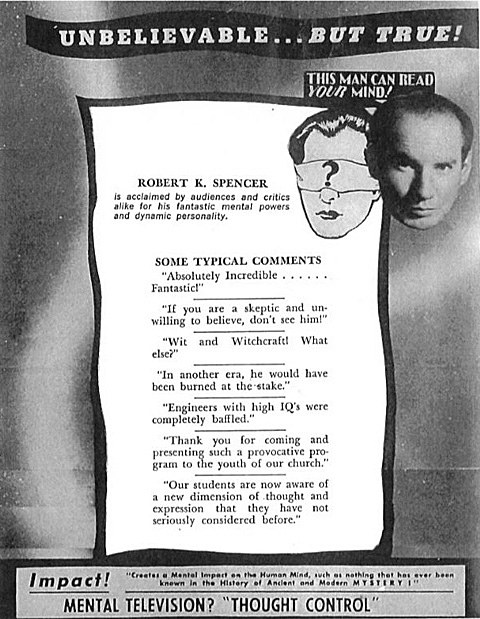 Poster advertising Kirkwood the Magician's shows, ca. 1970's