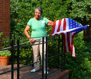 Ruth Brooks at Scottsville Museum, 2020