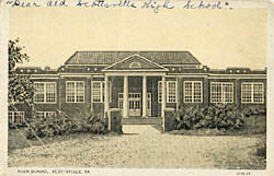 Scottsville High School on West Main