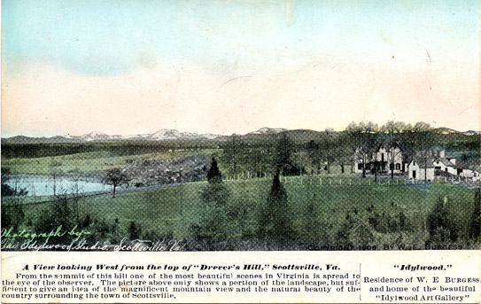 A View of Scottsville from Drever's Hill