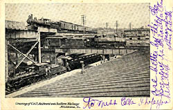 Crossing of C&O Seaboard and Southern Railways, Richmond