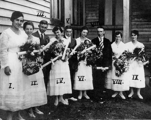 Scottsville High School Class of 1918