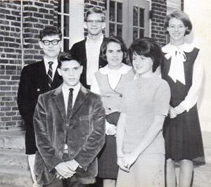 Officers of Scottsville High School Class of 1967