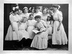 Elocution Class on School Hill, 1910
